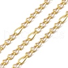 Handmade Brass Enamel Oval Link Chains CHC-L053-08G-04-1