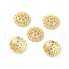 Rack Plating Brass Beads Caps KK-B088-03C-G-1