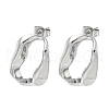 304 Stainless Steel Stud Earrings EJEW-R157-11P-1