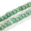 Luminous Handmade Gold Foil Glass Beads Strands FOIL-N029-02A-06-1