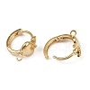 Brass Hoop Earring Findings KK-P310-31G-2