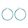 304 Stainless Steel Big Hoop Earrings EJEW-F105-06M-2