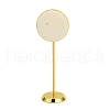 Round Microfiber Earring Display Riser Stands EDIS-Q002-01G-1