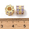 Brass Glass Beads KK-B098-03G-03-2