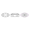Preciosa® MAXIMA Crystal Sew-On Cups Y-PRC-SE6-00030-S-2