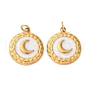304 Stainless Steel Enamel Pendants STAS-U061-34G-B01-1