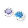 Electroplated Natural Shell Beads KK-P305-05S-2