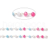 Handmade Glass Beaded Chains CHS-P016-46G-04-2