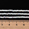 Electroplated Glass Beads Strands EGLA-P055-01A-AB03-6
