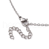 304 Stainless Cable Chain Necklaces NJEW-JN04793-5