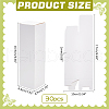 Rectangle Kraft Cardboard Box CON-WH0107-13B-2