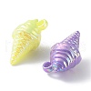 UV Plating Rainbow Iridescent Pendants OACR-A029-14-2