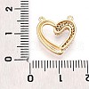 Brass Micro Pave Cubic Zirconia Charms KK-N261-02G-3