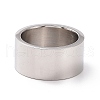 Non-Tarnish 201 Stainless Steel Plain Band Ring for Women RJEW-I089-14P-2