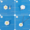 SOFPLATE 120Pcs Alloy Glue On Flat Pad Pendant Bails FIND-SP0001-88P-6