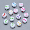 Craft Acrylic Horizontal Hole Letter Beads SACR-S201-11Z-1