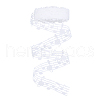 Hollow Lace Embossing Ribbon Tape DIY Sewing Wedding Decoration Accessories OCOR-WH0020-10-1
