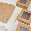 Square Kraft Paper Storage Gift Boxes CON-WH0095-81B-01-3
