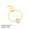 Ring 304 Stainless Steel Link Bracelets FS-WGB56F0-03-1
