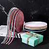 Flat Striped Grosgrain Polyester Ribbons EC-WH0003-13-B01-6