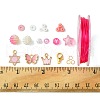 DIY Round Acrylic & Glass Beads Bracelets Jewelry Kits DIY-FS0006-29A-6