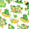 14Pcs 7 Styles Saint Patrick's Day Alloy Enamel Pendants ENAM-FS0001-67-3