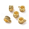 Tibetan Style Alloy Tube Bails FIND-H038-42AG-3