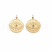Ion Plating(IP) 304 Stainless Steel Pendant Rhinestone Settings STAS-N097-123LG-1
