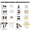 SUNNYCLUE 48Pcs 8 Styles Alloy Enamel Charms ENAM-SC0004-31-2