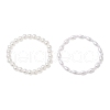2Pcs ABS Plastic Imitation Pearl Beaded Stretch Bracelets BJEW-JB11909-2