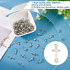 HOBBIESAY 150Pcs Tibetan Style Alloy Links/Connectors FIND-HY0003-69-3
