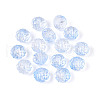Baking Painted Transparent Glass Beads GLAA-N011-10mm-04-1