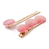 Gradient Heart Resin & Iron Clips Sets PHAR-F018-02B-3