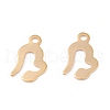 201 Stainless Steel Charms STAS-C017-11G-1