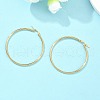 304 Stainless Steel Hoop Earrings X-EJEW-N0016-11G-H-5
