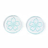 Transparent Resin Pendants RESI-N030-004B-2