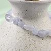 Natural Blue Lace Agate Bead Stretch Bracelets BJEW-K213-37-4
