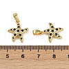 Brass Micro Pave Cubic Zirconia Pendants KK-C093-17A-G02-3