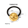 Stainless Steel Hair Tie Elastic Headband Black Hair Accessories YL7975-1-1