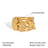 Ocean Themes Stainless Steel Adjustable Cuff Rings for Women VG5206-5-2