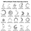 100Pcs 20 Styles Tibetan Style Alloy Pendants TIBEP-CJ0002-24-2