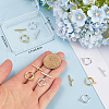 Beebeecraft 10Pcs 2 Colors Brass Toggle Clasps KK-BBC0013-27-3