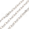Tarnish Resistant 304 Stainless Steel Dapped Chains STAS-B040-01P-1