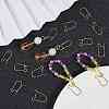 CREATCABIN 100Pcs Brass Hoop Earring Findings KK-CN0001-38-5