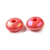 UV Plating Opaque Acrylic Beads MACR-F083-13B-2
