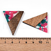 Resin and Walnut Pendants FIND-R051-01G-3
