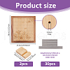 BENECREAT Rectangle Wood Crochet Blocking Board DIY-BC0013-59C-2