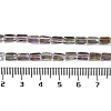 Electroplate Glass Beads Strands GLAA-Q101-02A-HP02-4