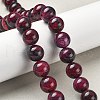 Natural Multi-Color Agate Beads Strands G-A261-B02-14mm-1