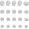 Unicraftale 40Pcs 4 Style 316 Surgical Stainless Steel Spacer Beads RB-UN0001-07-1